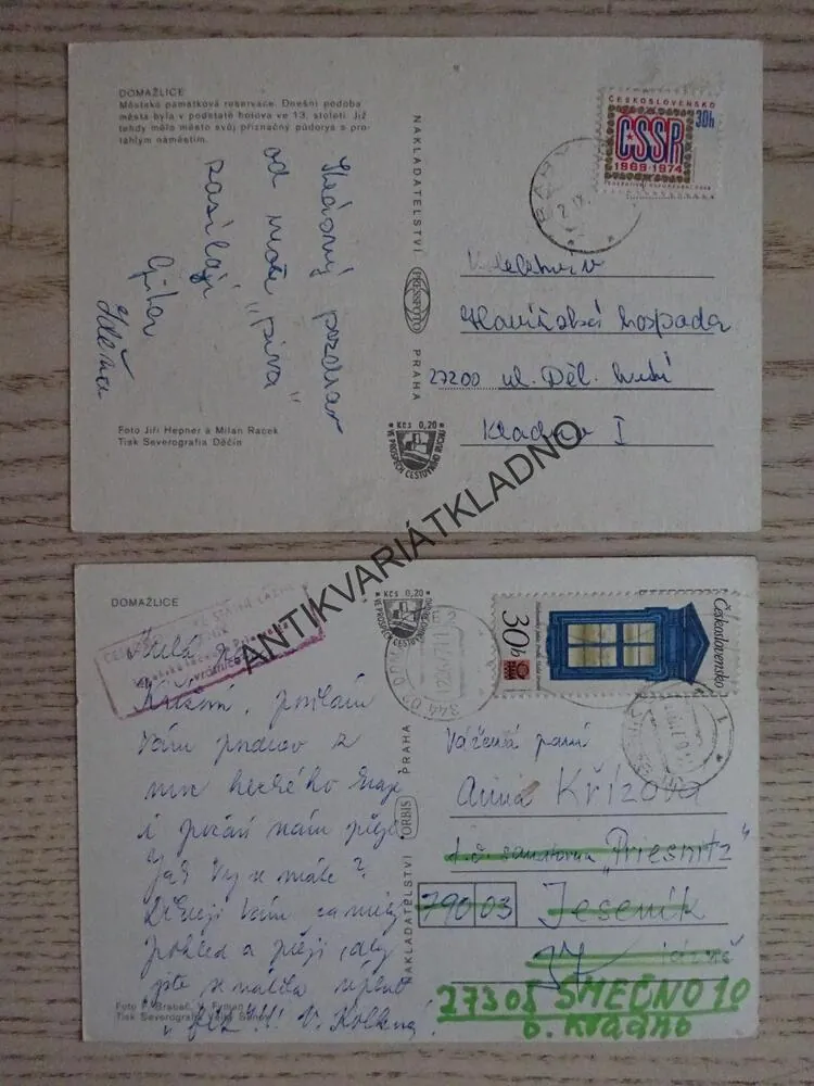 DOMAŽLICE, 2 KUSY