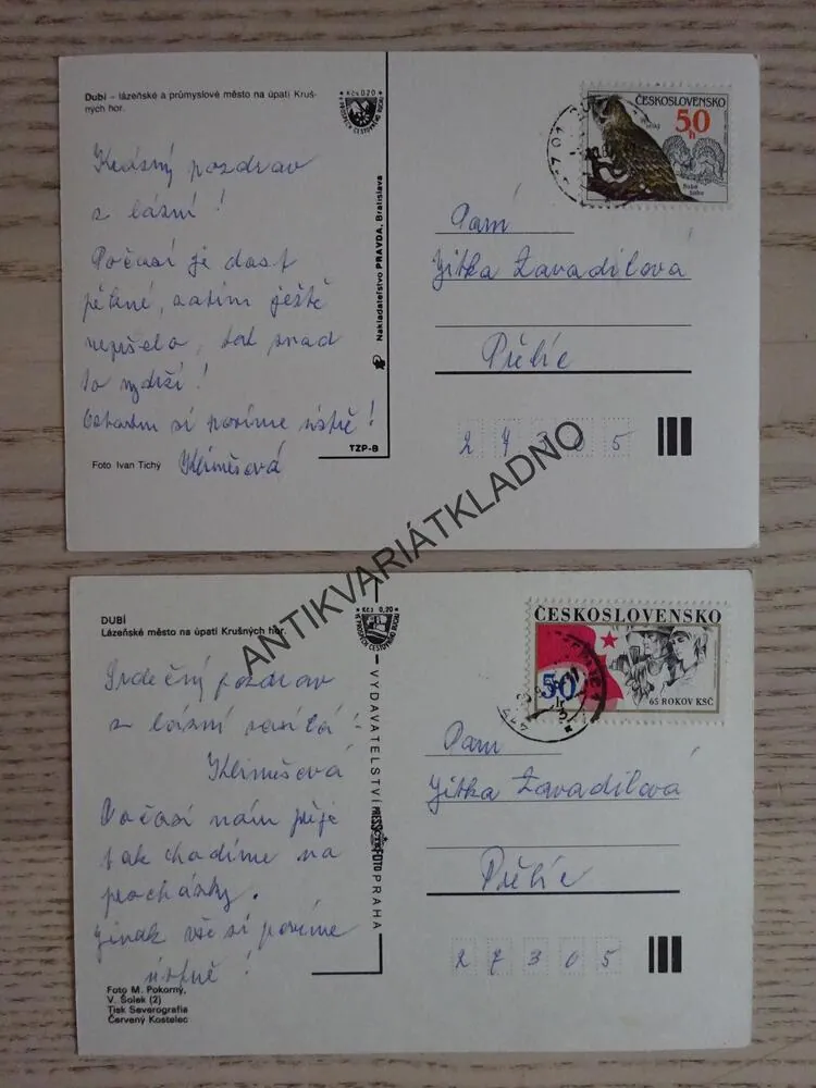 DUBÍ, OKRES TEPLICE, 2 KUSY