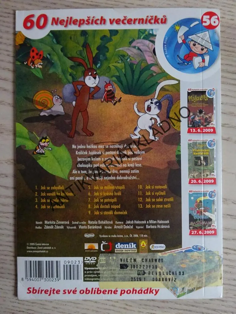 ČTYŘI UŠI NA MEZI, DVD FILM