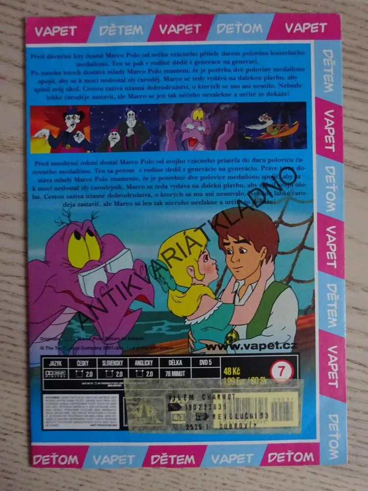 VČELKA MÁJA 6., LETECKÝ ZAVOD AJ., DVD FILM