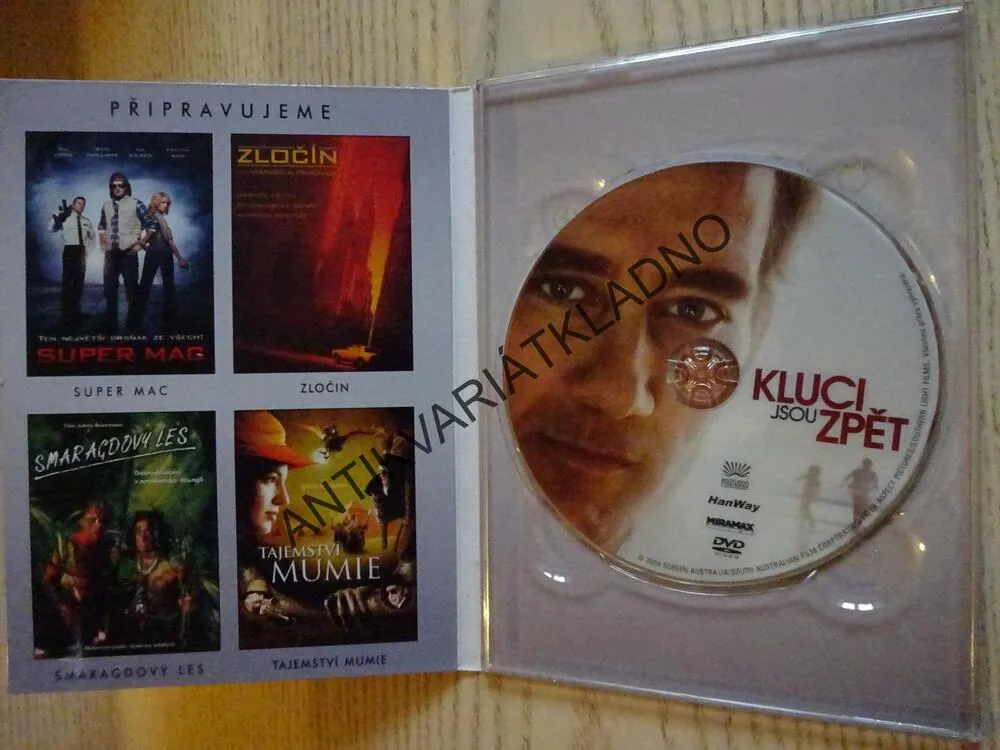 KLUCI JSOU ZPĚT, CLIVE OWEN, DVD FILM 