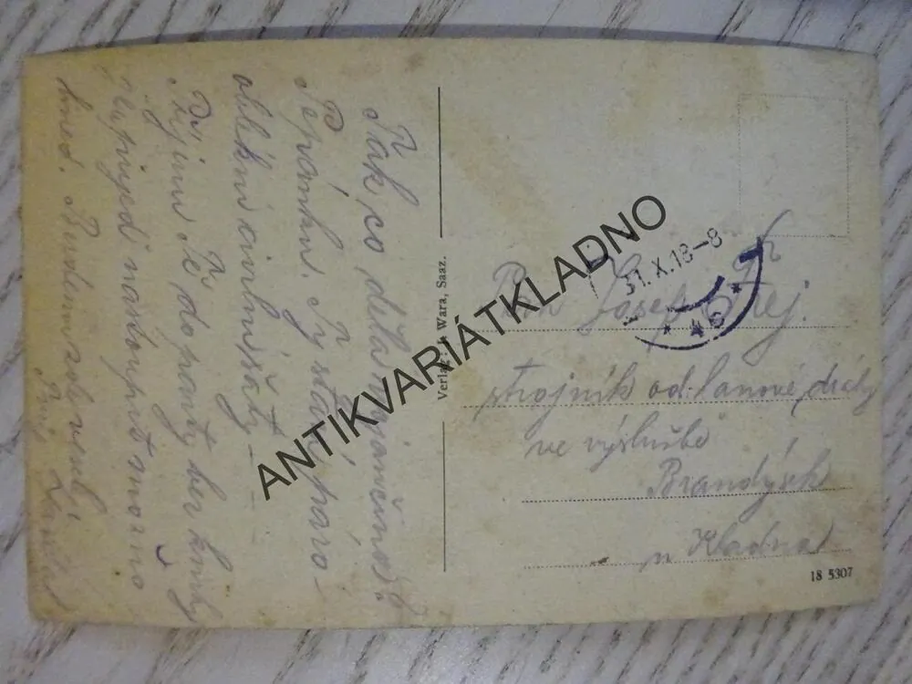 ŽATEC, SAAZ AN DER EGER, 1918, OKRES LOUNY