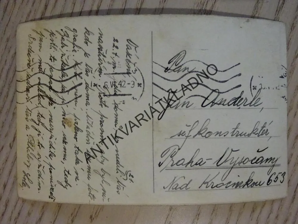 NEZNÁMÉ MÍSTO, MĚSTO -??- , ZKD OBCHODNÍ, 1942