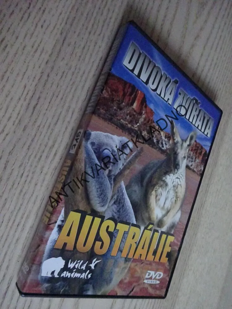 DIVOKÁ ZVÍŘATA, AUSTRÁLIE, DVD FILM DOKUMENT
