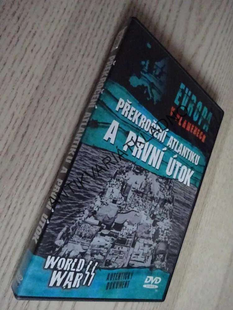 PŘEKROČENÍ ATLANTIKU A PRVNÍ ÚTOK, DVD FILM DOKUMENT