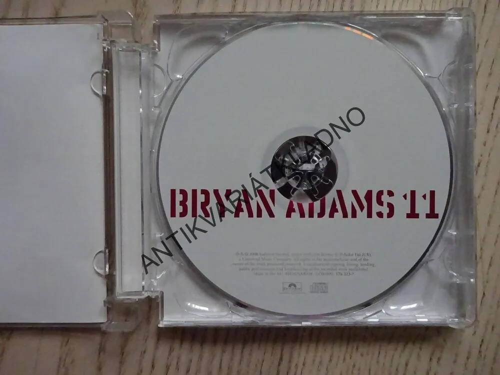 BRYAN ADAMS 11, CD HUDBA