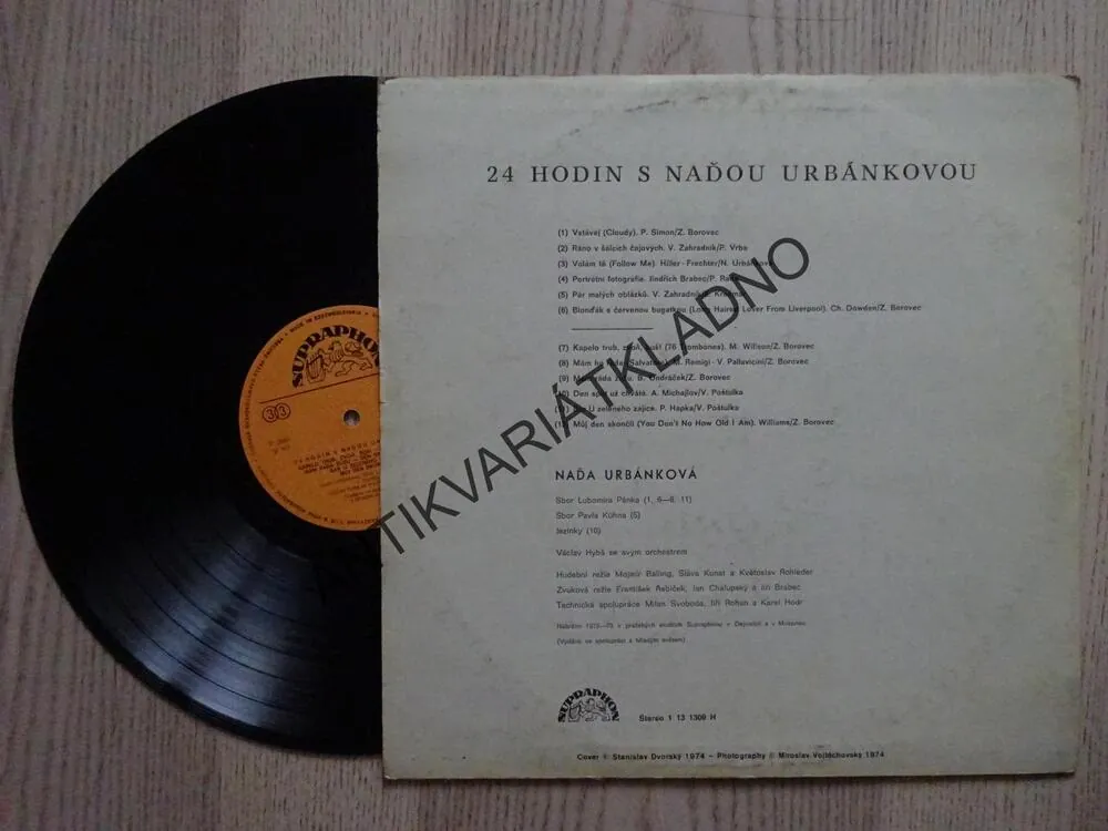 24 HODIN S NAĎOU URBÁNKOVOU, LP, VÁŽNÁ HUDBA