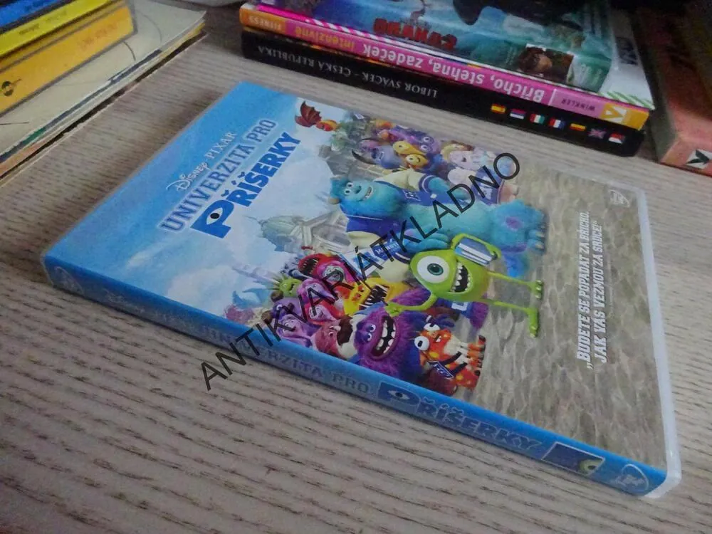 UNIVERZITA PRO PŘÍŠERKY, DVD FILM DISNEY PIXAR