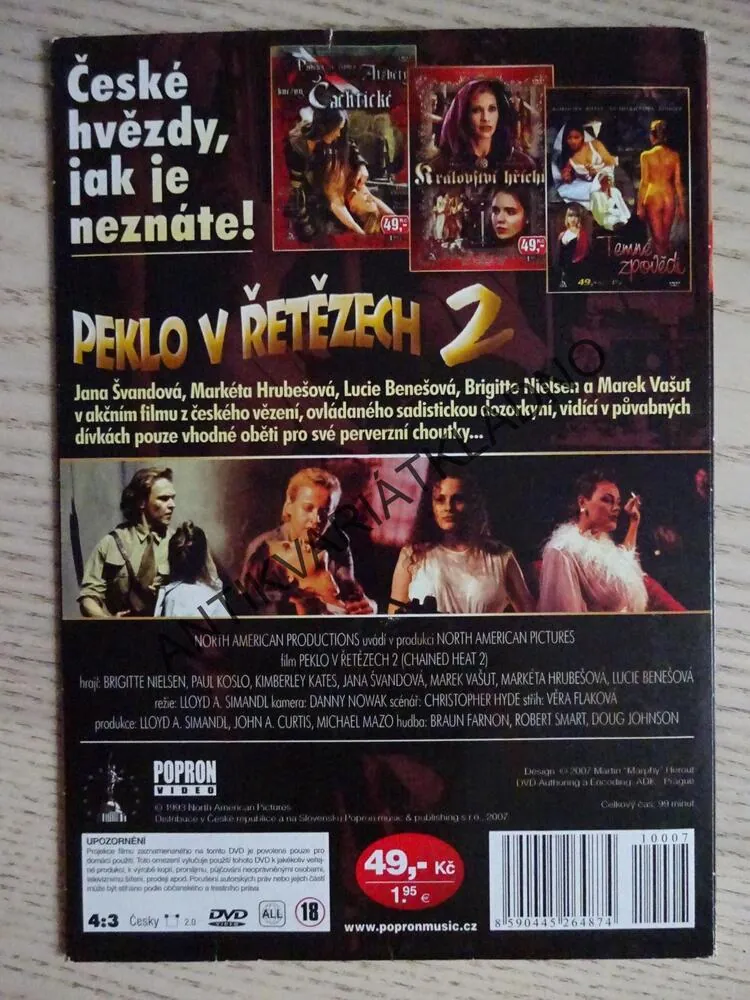 PEKLO V ŘETĚZECH 2., DVD FILM 