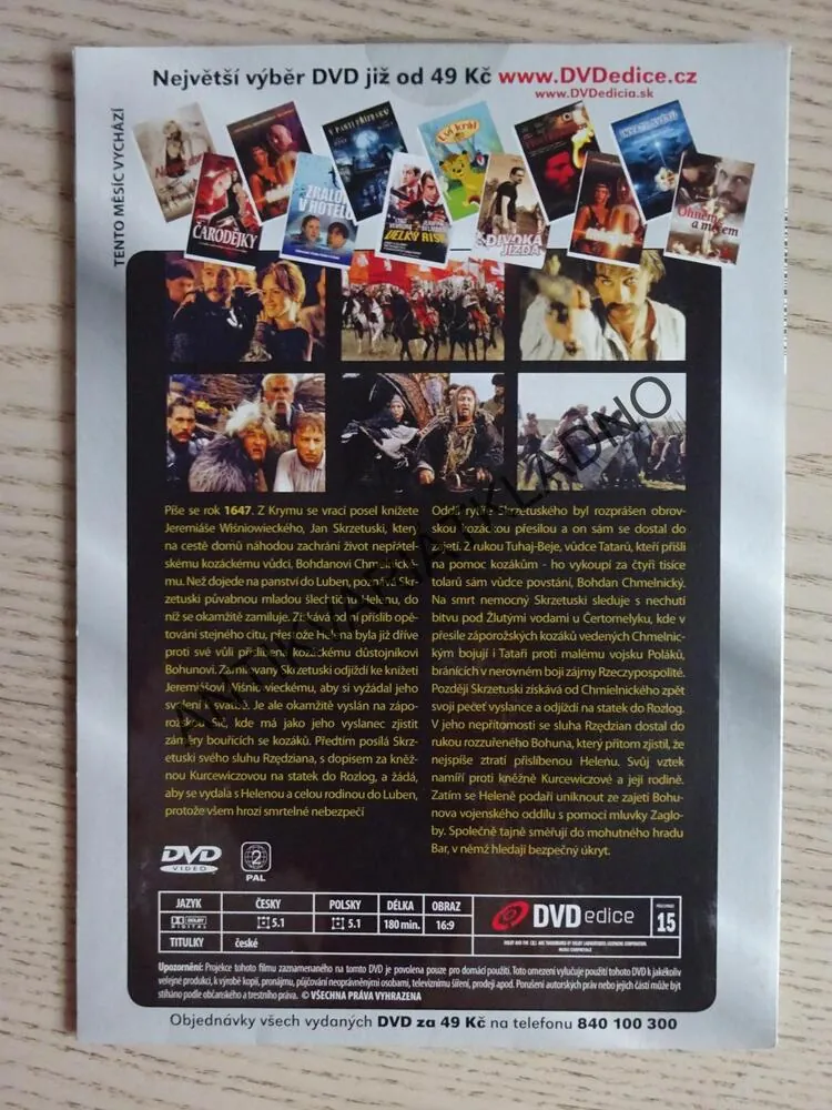 OHNĚM A MEČEM, DVD FILM