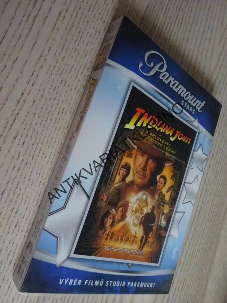 INDIANA JONES A KRÁLOSTVÍ KŘIŠŤÁLOVÉ LEBKY, DVD FILM