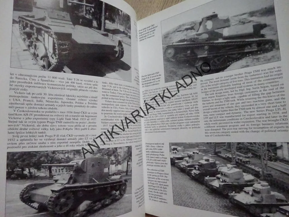 EXPORTNÍ LEHKÉ TANKY PRAGA, EXPORT LIGHTS TANKS, FRANCEV, **an