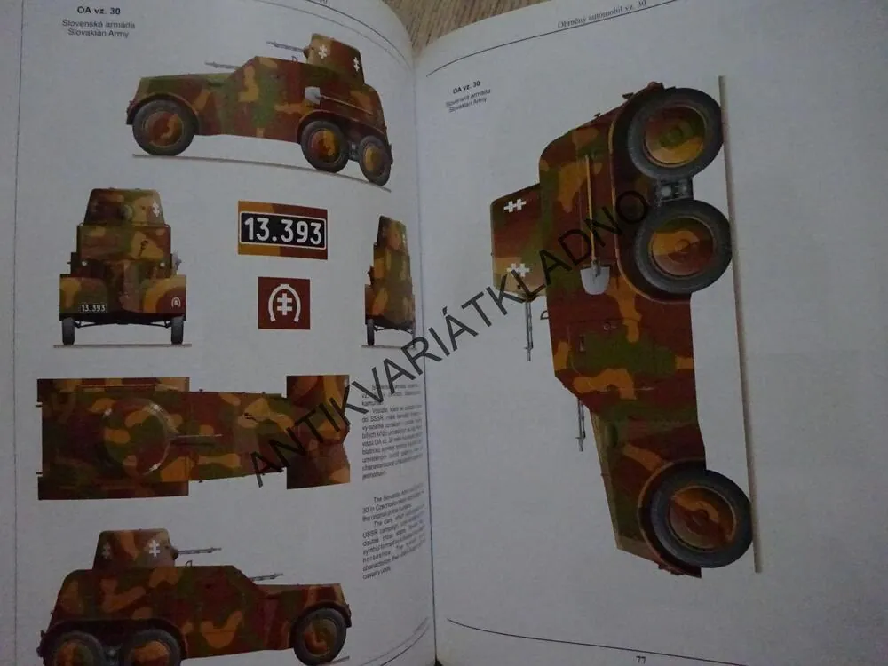 OBRNĚNÝ AUTOMOBIL OA VZ.30, ARMOURED CAR MO.30, R. ZAVADIL,, **an