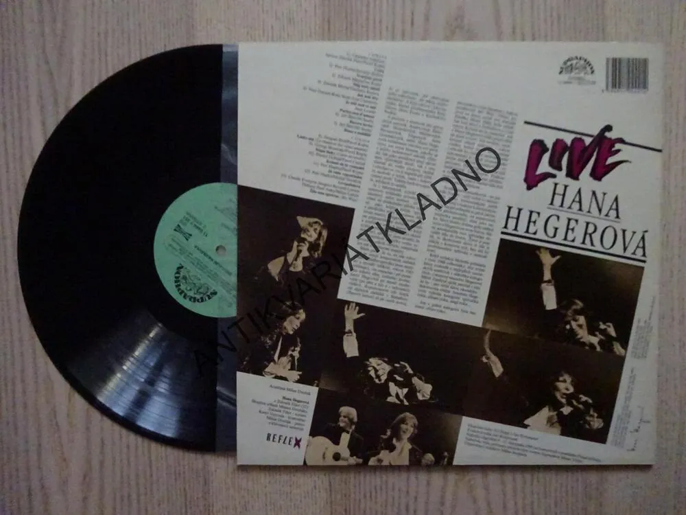 HANA HEGEROVÁ,  LIVE, LP
