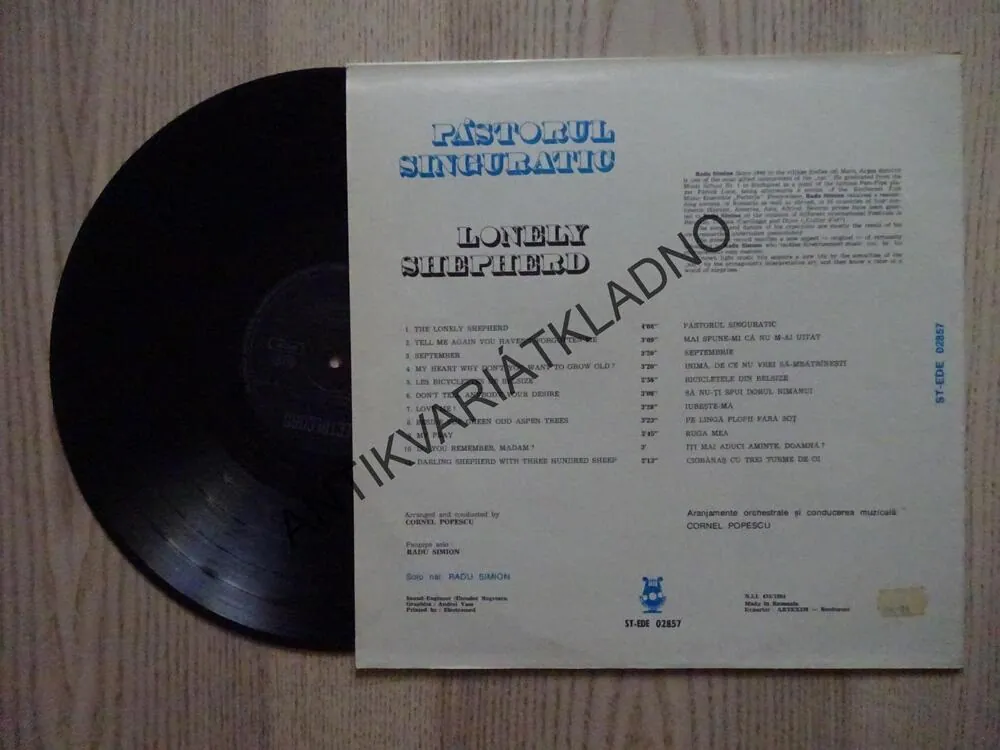RADU SIMION, PASTORUL SINGURATIC LONELY SHEPHERD, LP