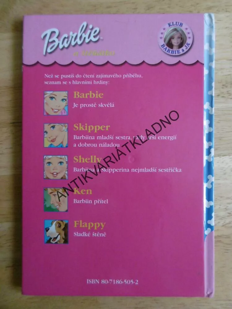 BARBIE A ŠŤĚŇÁTKO, KLUB BARBIE A JÁ, **an