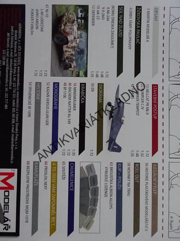 MODELÁŘ 7/2012, MODELÁŘSTVÍ, LETECTVÍ