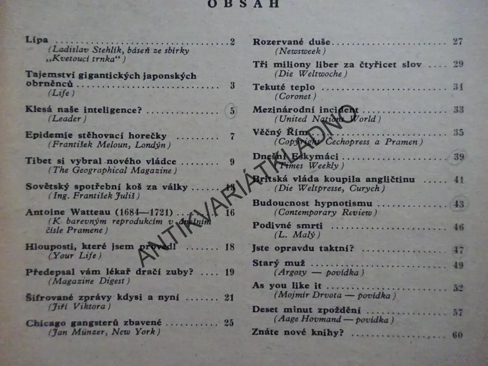 ČASOPIS PRAMEN, ČÍSLO 40