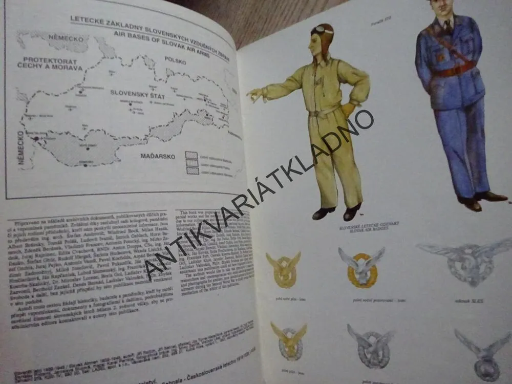 SLOVENŠTÍ LETCI, 1939-1945, RAJLICH, SEHNAL,