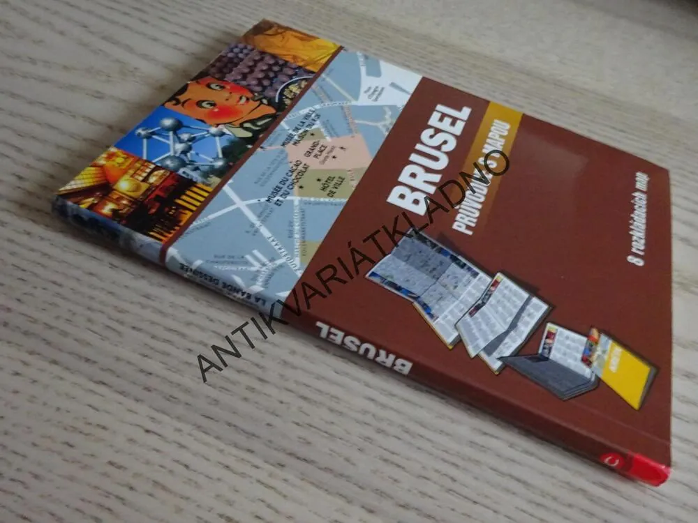 BRUSEL, PRŮVODCE S MAPOU, **an