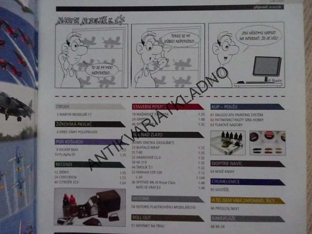 MODELÁŘ 8/2013, MODELÁŘSTVÍ, LETECTVÍ