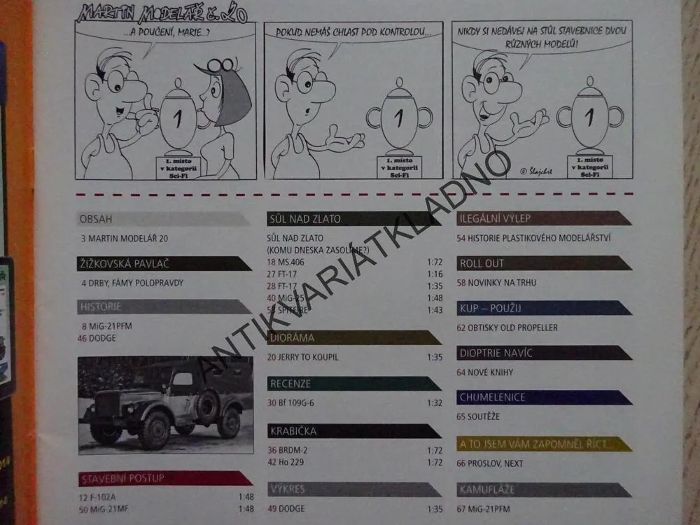 MODELÁŘ 11/2013, MODELÁŘSTVÍ, LETECTVÍ