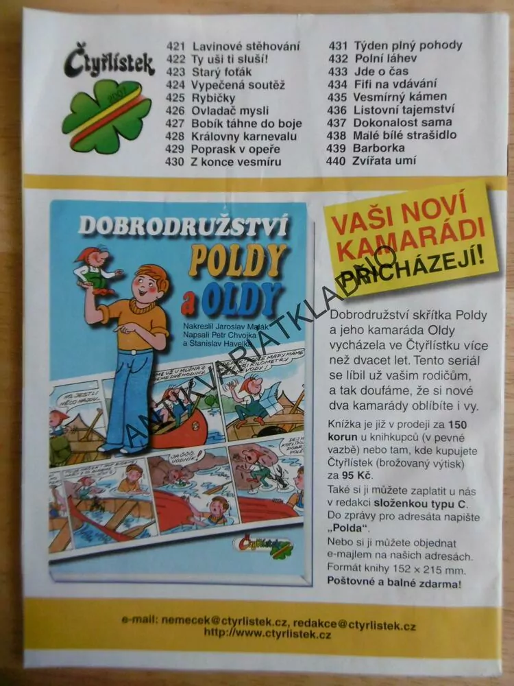 ČTYŘLÍSTEK 424 - VYPEČENÁ SOUTĚŽ