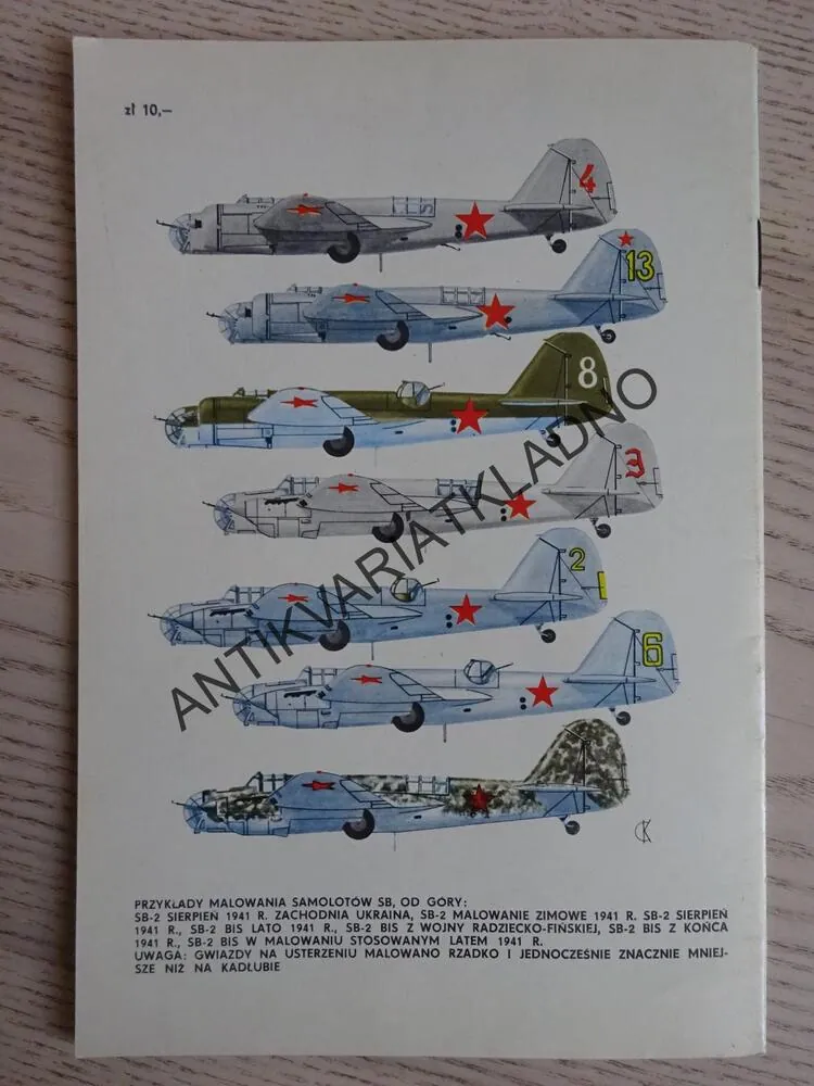 SAMOLOT BOMBOWY SB-2, POLSKY, SEŠIT Č. 63
