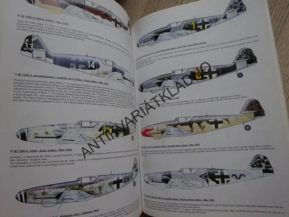 MESSERSCHMITT BF 109K, LETECTVÍ