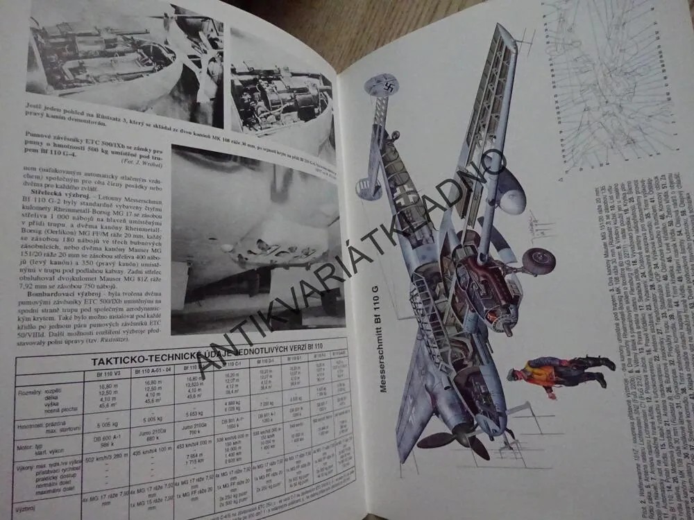 MONOGRAFIE, MESSERSCHMITT BF 110