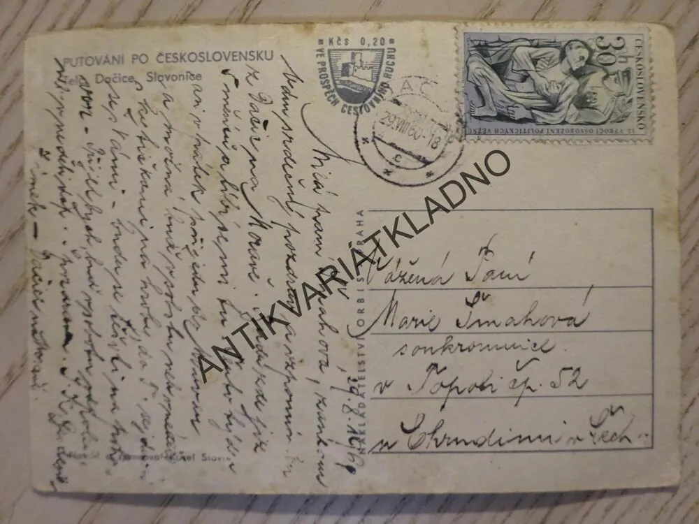 MAPA, TELČ, DAČICE, SLAVONICE