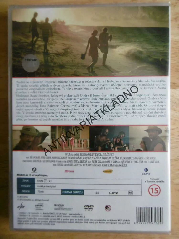 SVATÁ ČTVEŘICE, DVD FILM EROTIKA