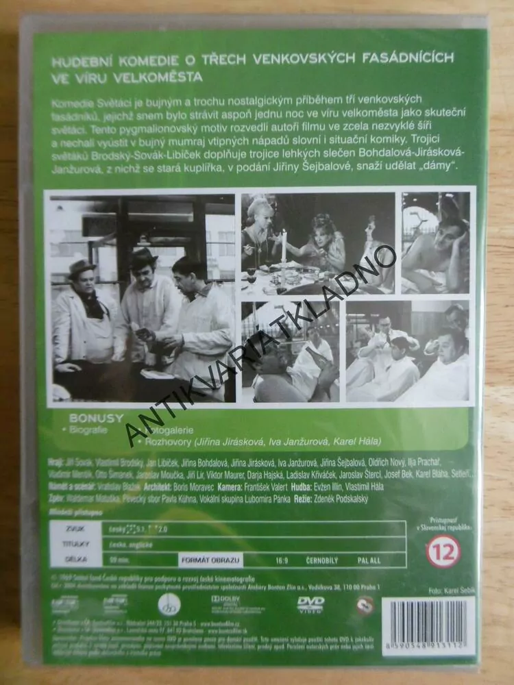 SVĚTÁCI, DVD FILM