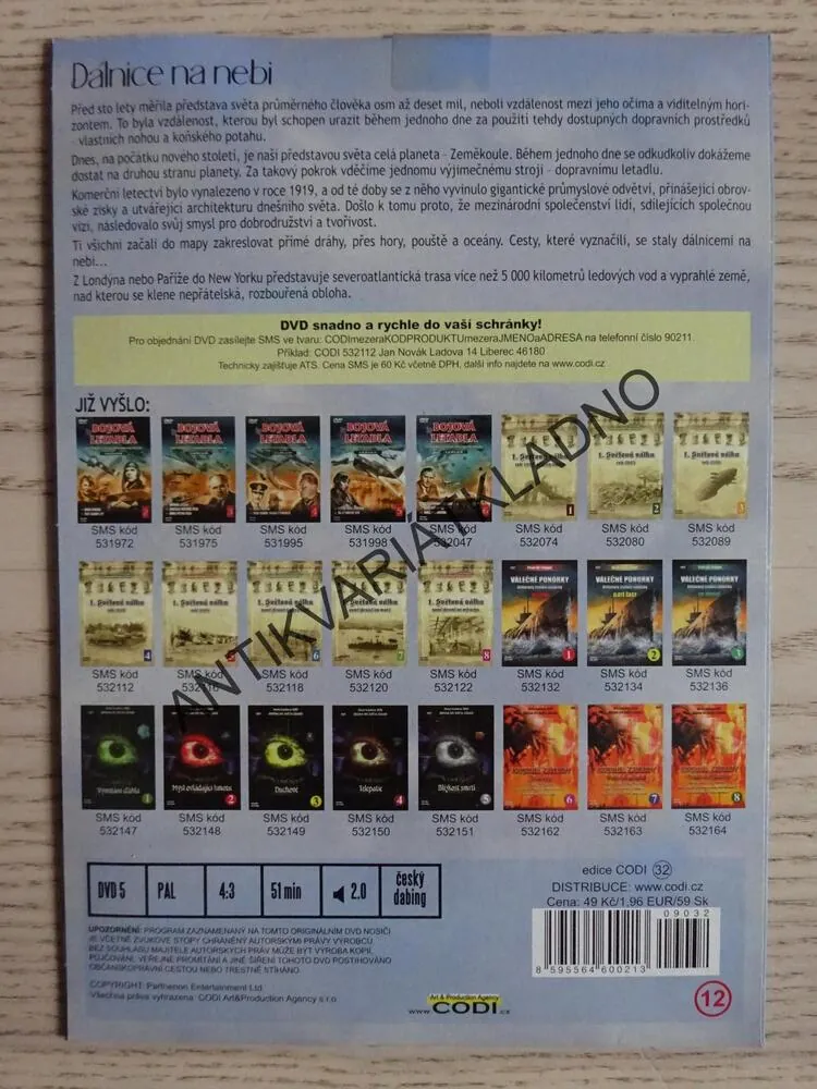 DÁLNICE NA NEBI, DVD FILM DOKUMENT