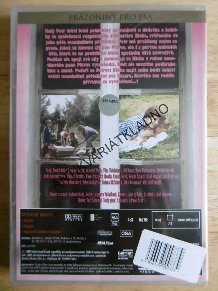 PRÁZDNINY PRO PSA, DVD FILM