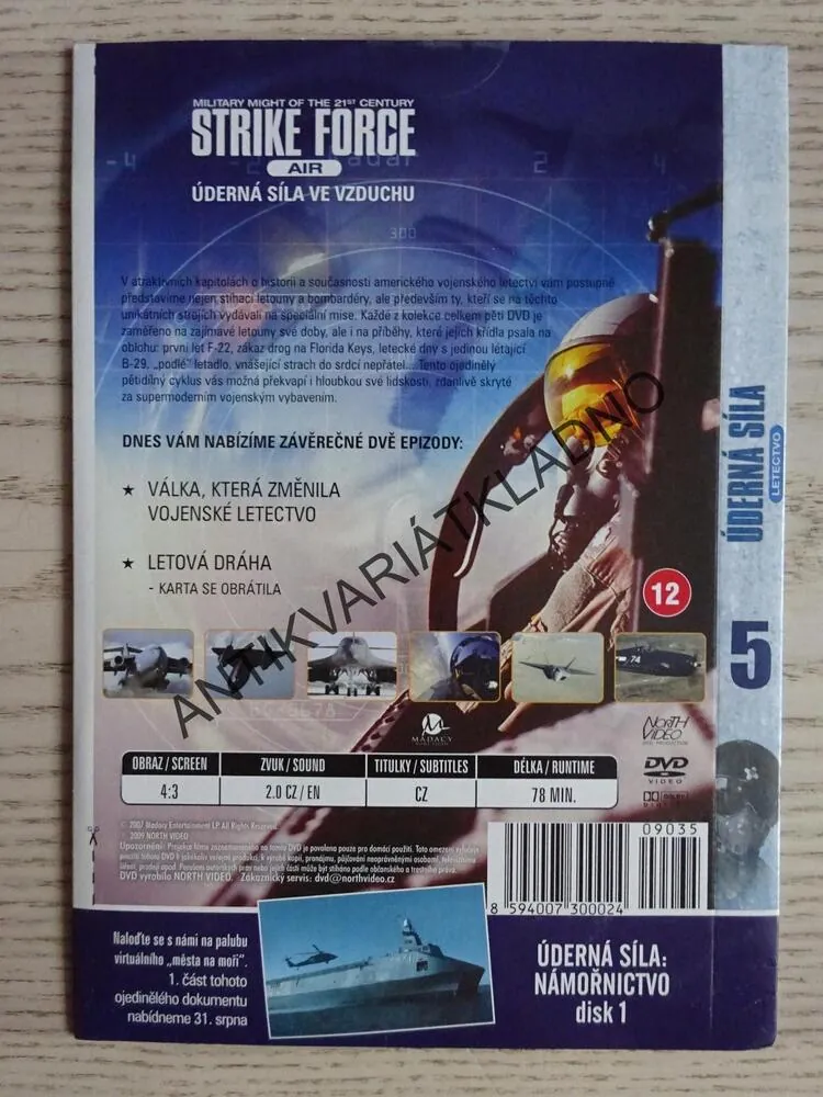 ÚDERNÁ SÍLA LETECTVO, 5., DVD FILM DOKUMENT
