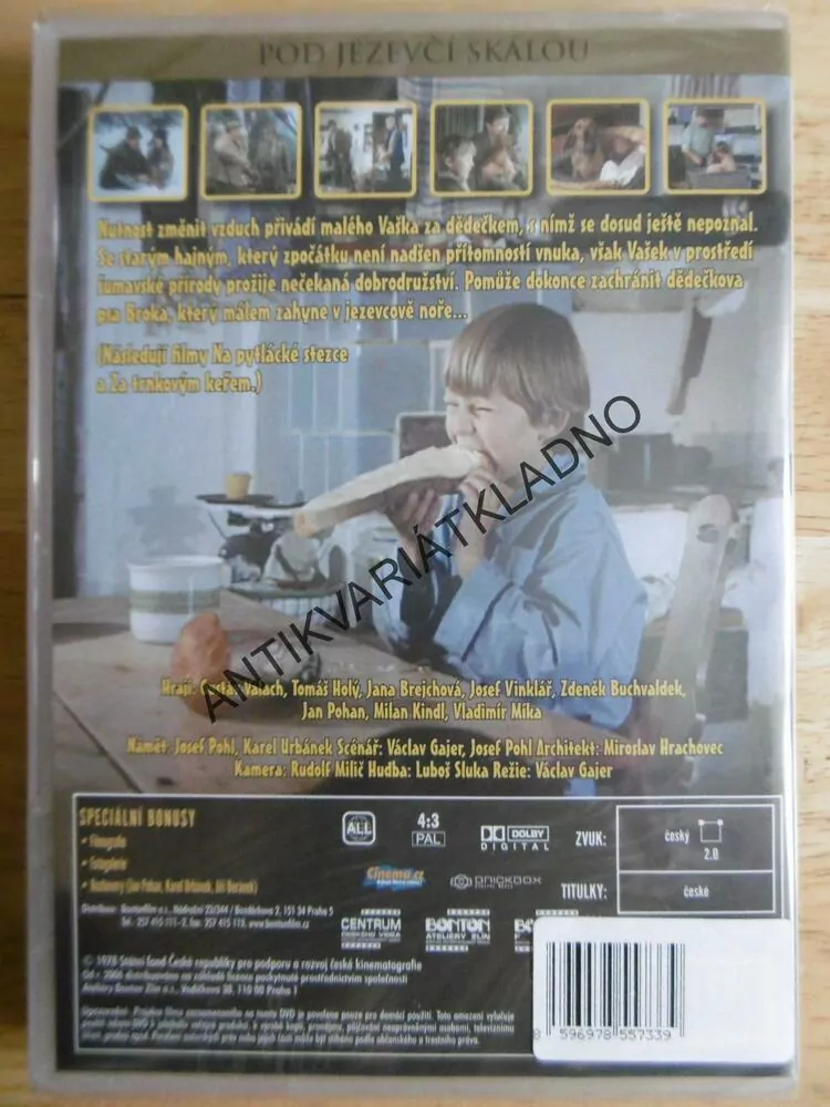 POD JEZEVČÍ SKÁLOU, DVD FILM