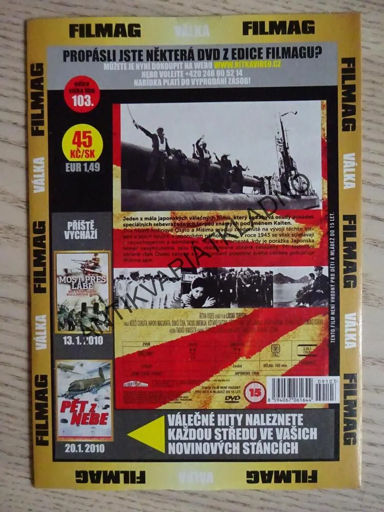 LIDSKÁ TORPÉDA, DVD FILM DOKUMENT