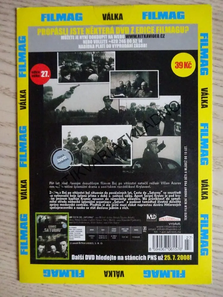 CESTA DO "SATURNU", DVD FILM DOKUMENT