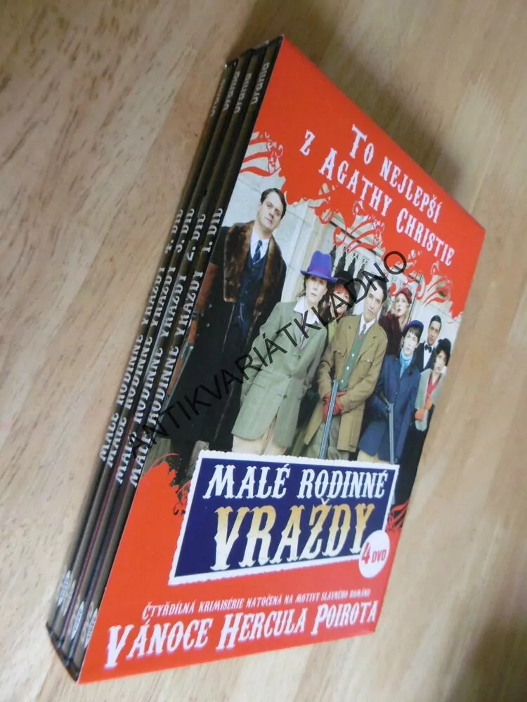 MALÉ RODINNÉ VRAŽDY, HERCULE POIROT, DVD FILM