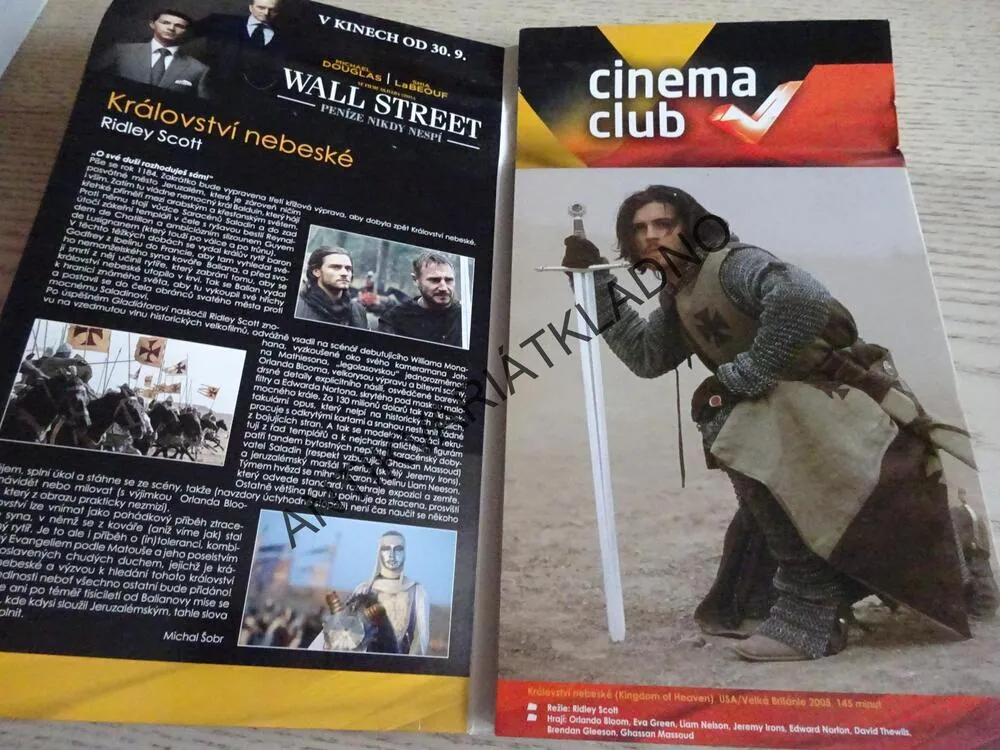 KRÁLOVSTVÍ NEBESKÉ, DVD FILM