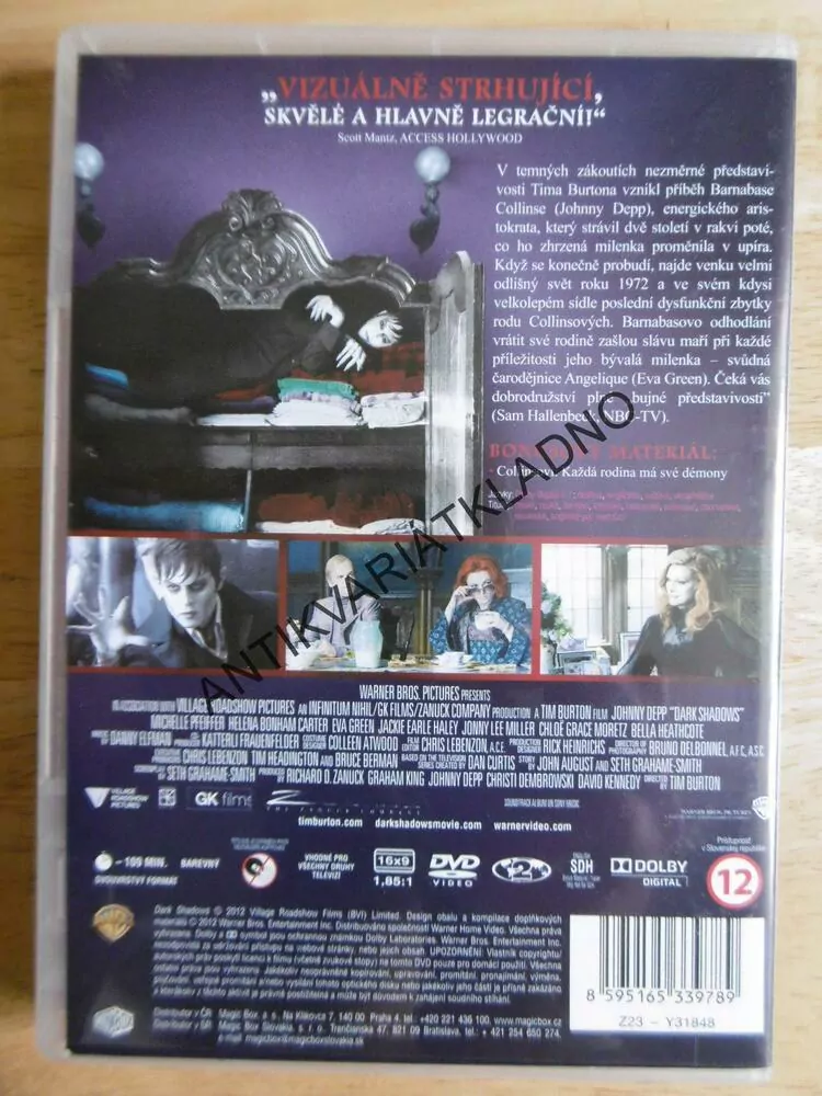 TEMNÉ STÍNY, DVD FILM