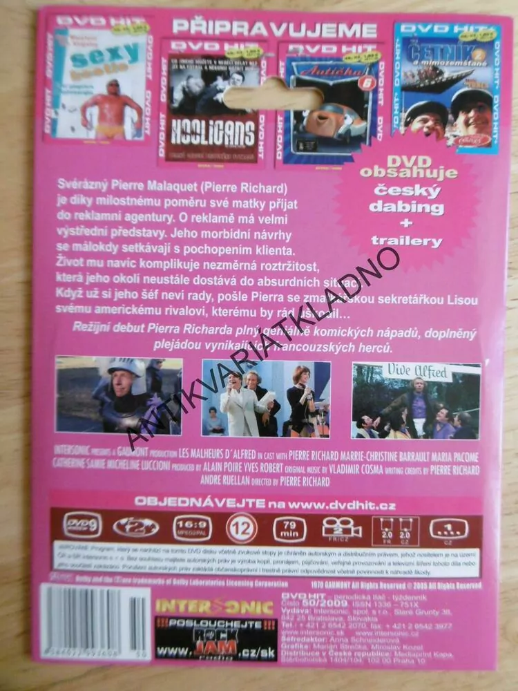 ŽIVOT PLNÝ MALÉRŮ, PIERRE RICHARD 2., DVD FILM