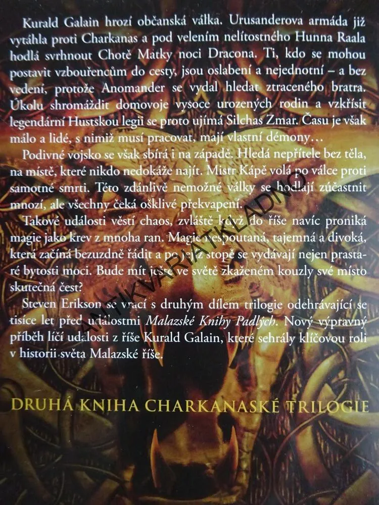 PÁD SVĚTLA, STEVEN ERIKSON