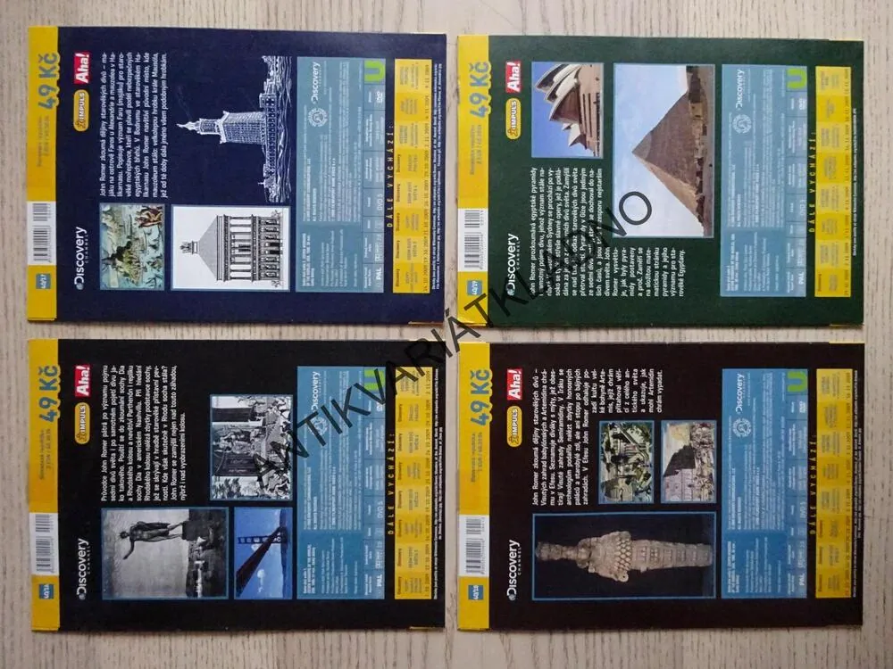 7 DIVŮ SVĚTA 1-4, DVD FILM DOKUMENT
