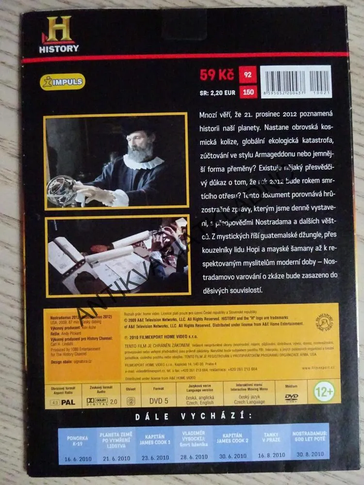 NOSTRADAMUS: 2012, DVD FILM DOKUMENT