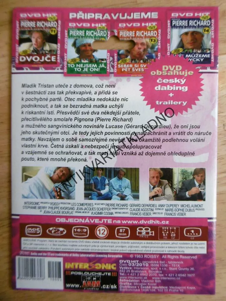 OTEC A OTEC, PIERRE RICHARD 10., DVD FILM