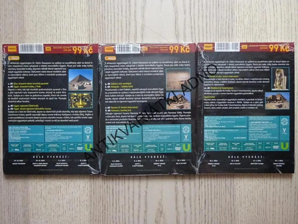 EGYPT 1-3, DVD FILM DOKUMENT