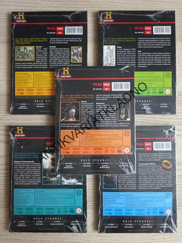 STŘET BOHŮ 1-5, DVD FILM DOKUMENT