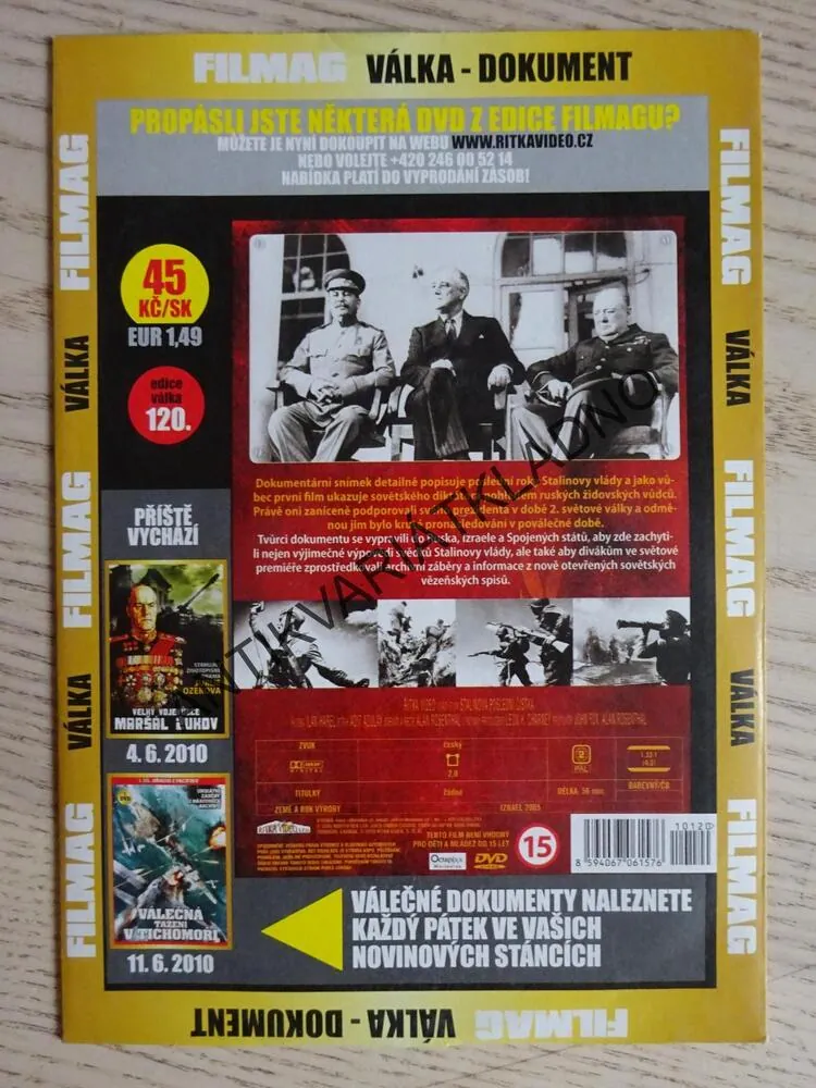 STALINOVA POSLEDNÍ ČISTKA, DVD FILM DOKUMENT